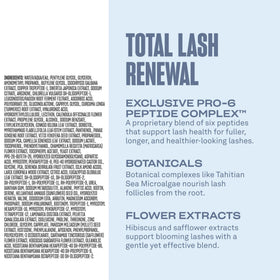 Back view of BABE ORIGINAL Renewing Lash Serum packaging