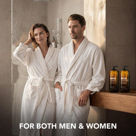 Back view of Botanic Hearth Biotin Shampoo and Conditioner Set