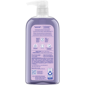 Back view of Dial Body Wash Calm & Soothe Lavender & Jasmine bottle