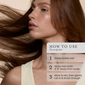 Back view of Drybar Detox Clear Invisible Dry Shampoo