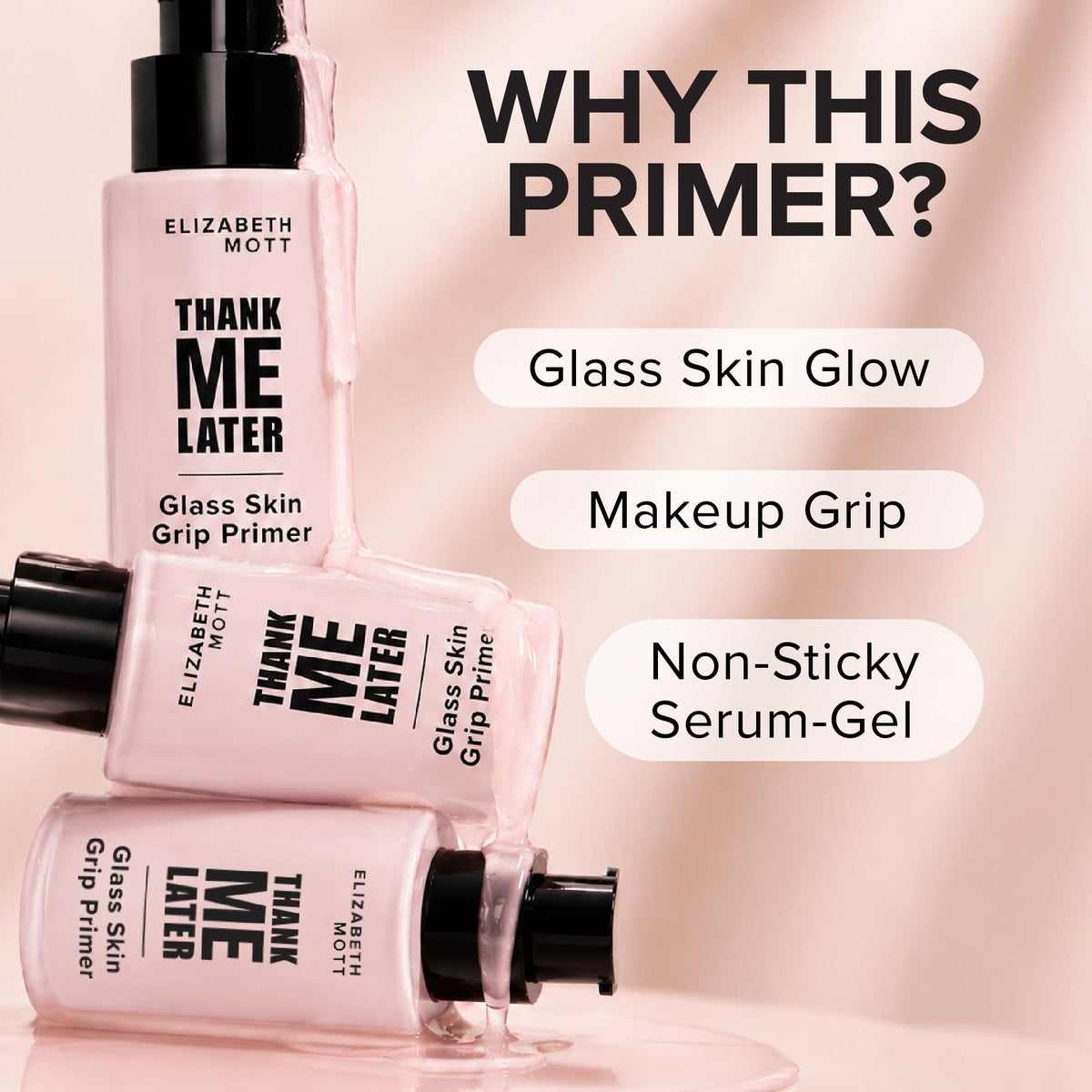 Back view of Elizabeth Mott Thank Me Later Primer packaging