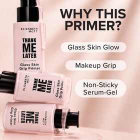 Back view of Elizabeth Mott Thank Me Later Primer packaging