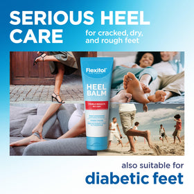 Back view of Flexitol Heel Balm packaging