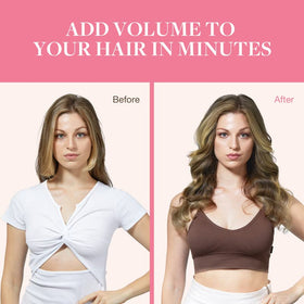 Back view of GOO GOO Clip in Hair Extensions showing blend