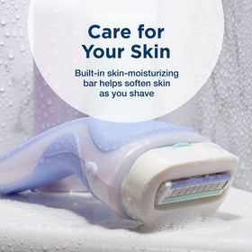 Back view of INTUITION Pure Nourishment Razor Refills packaging
