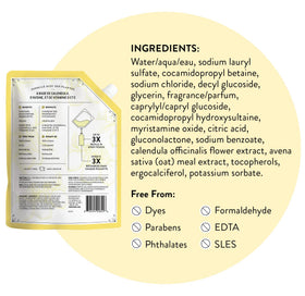 Back view of J.R. Watkins Gel Hand Soap refill pouch