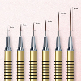 Back view of Komall Nail Art Brushes Set