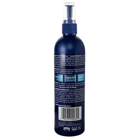 Back view of Luster's SCurl Free Flow Instant Moisturizer 399g packaging