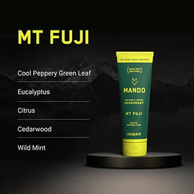 Back view of Mando Whole Body Deodorant packaging
