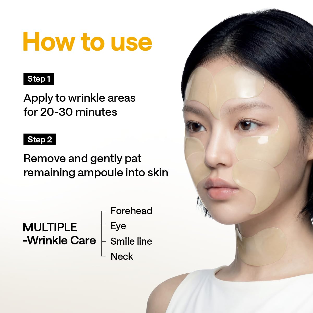 Back view of MEDIHEAL Vitamin & Collagen Under Eye Patches