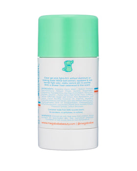 Back view of Megababe Soapy Pits Daily Deodorant packaging