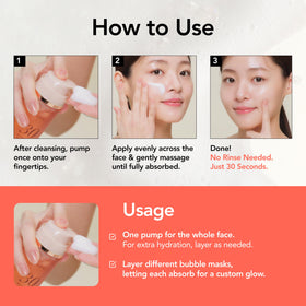 Back view of MENOKIN 30 Seconds Bubble Mask packaging