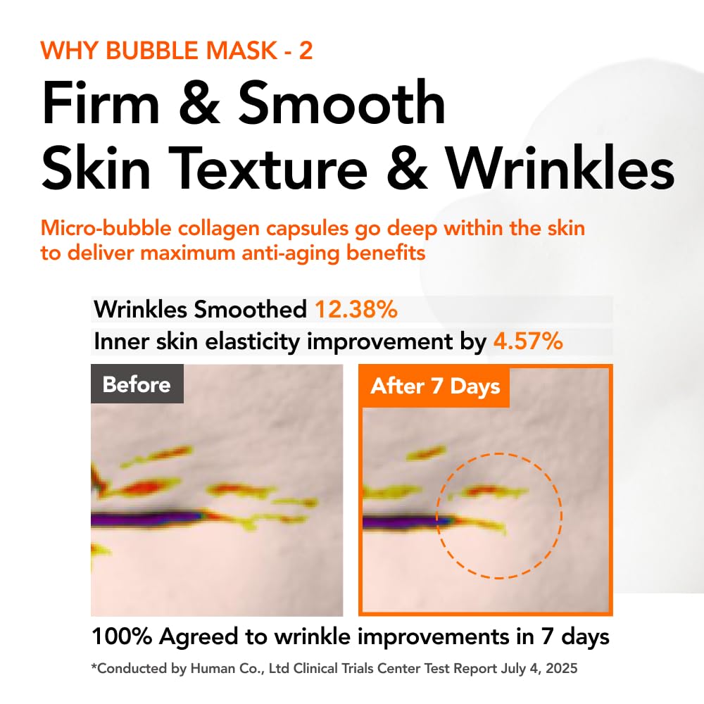 Back view of MENOKIN Bubble Mask LIFT packaging