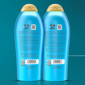 Back view of OGX Renewing + Argan Oil of Morocco Conditioner bottle