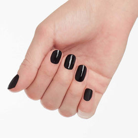 Back view of OPI Nail Lacquer Lincoln Park After Dark bottle