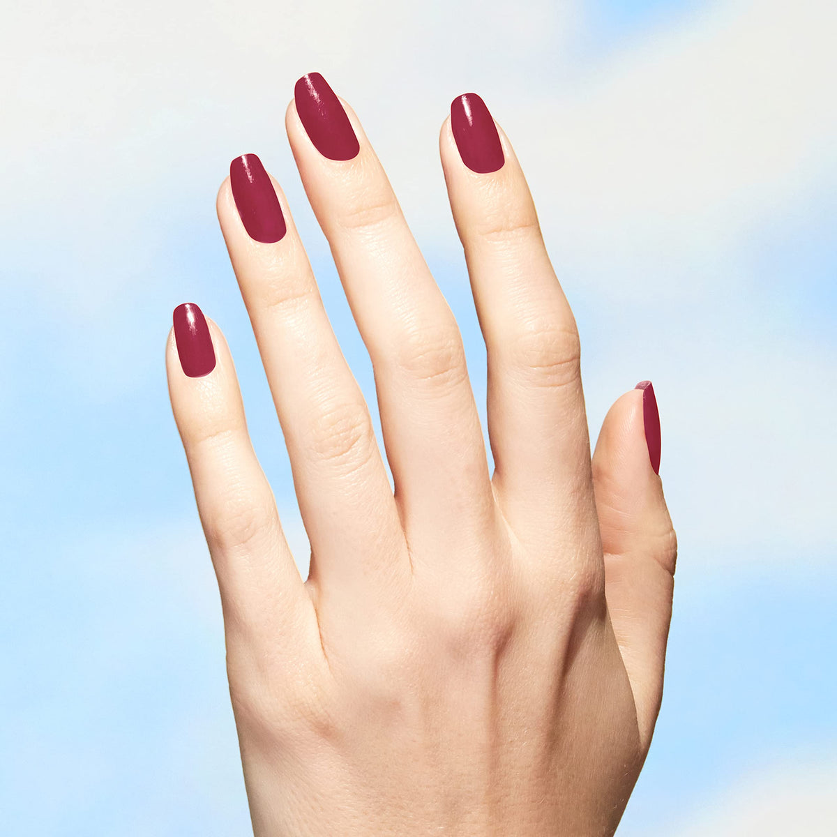 Back view of OPI Nature Strong Give a Garnet nail polish bottle