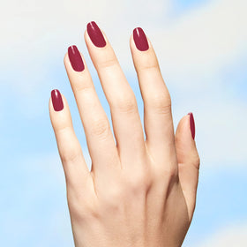 Back view of OPI Nature Strong Give a Garnet nail polish bottle