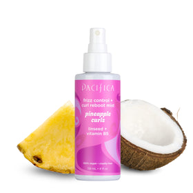 Back view of Pacifica Pineapple Curls Curl Cream packaging