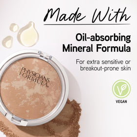Back view of Physicians Formula Mineral Wear Face Powder packaging
