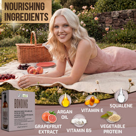Back view of PURE NATURE LUX SPA Bonding Repair Conditioner bottle