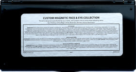 Back view of Pure Ziva Vegan Eyeshadow Trio Palette packaging
