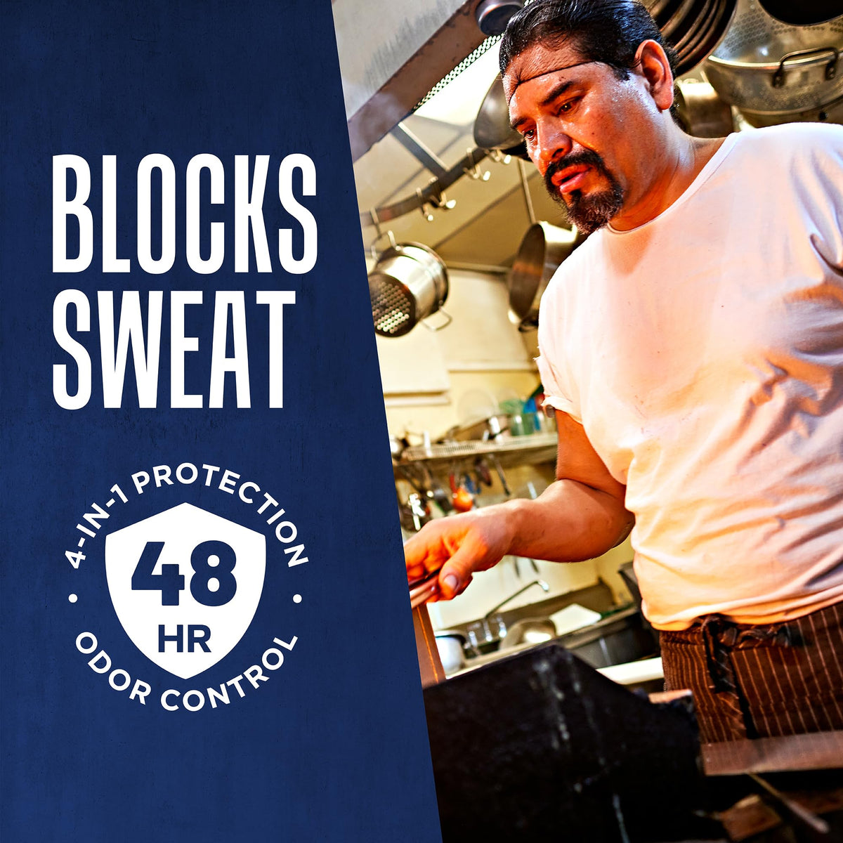 Back view of Right Guard Sport Unscented Antiperspirant Spray 6oz