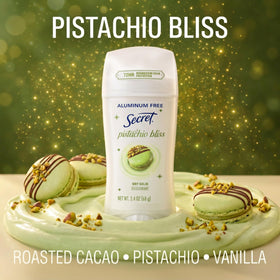 Back view of Secret Deodorant Pistachio Bliss