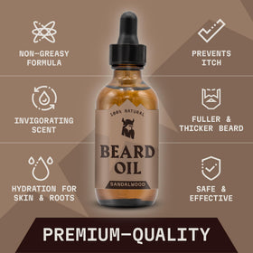 Back view of Striking Viking Beard Oil packaging