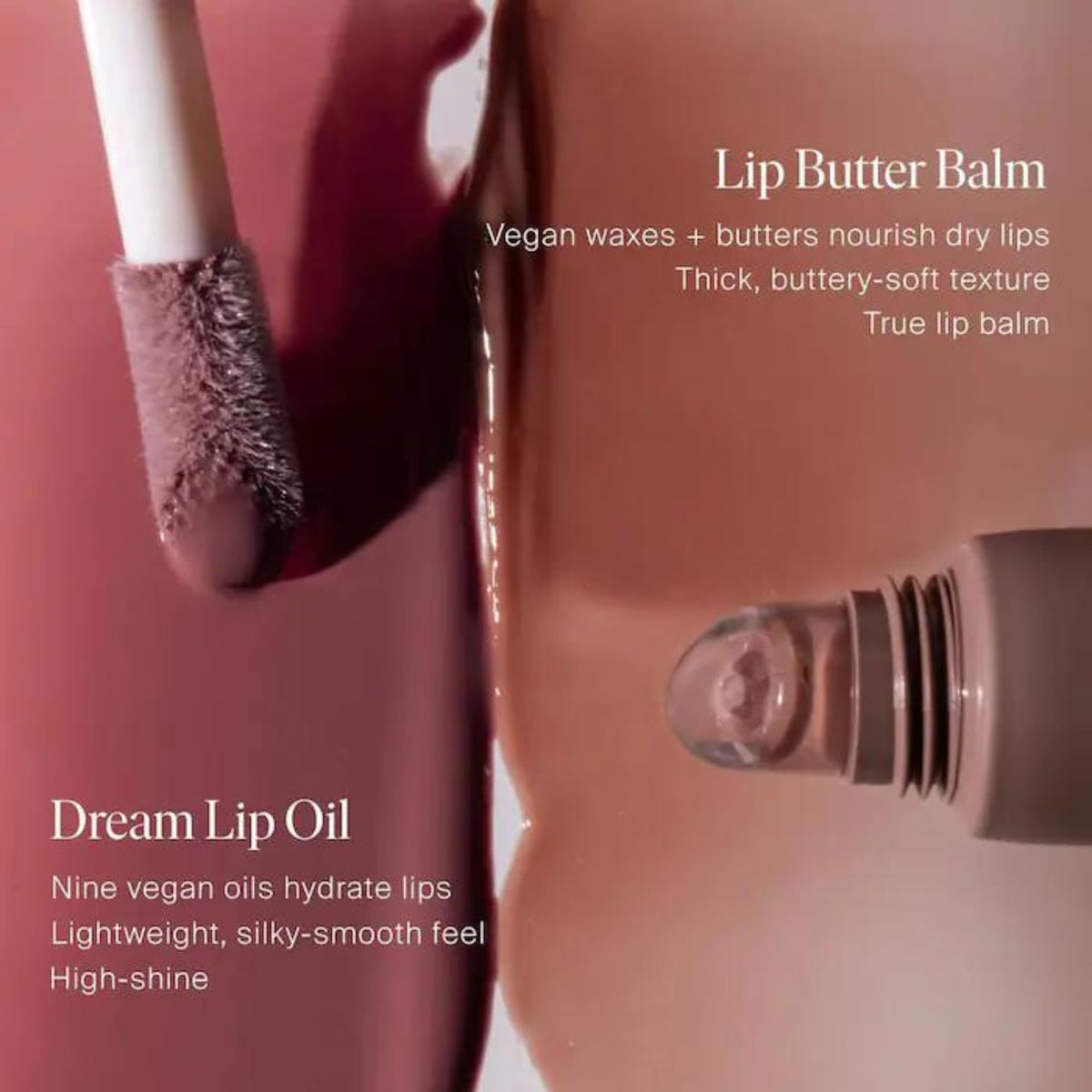 Back view of Summer Fridays Dream Lip Oil packaging