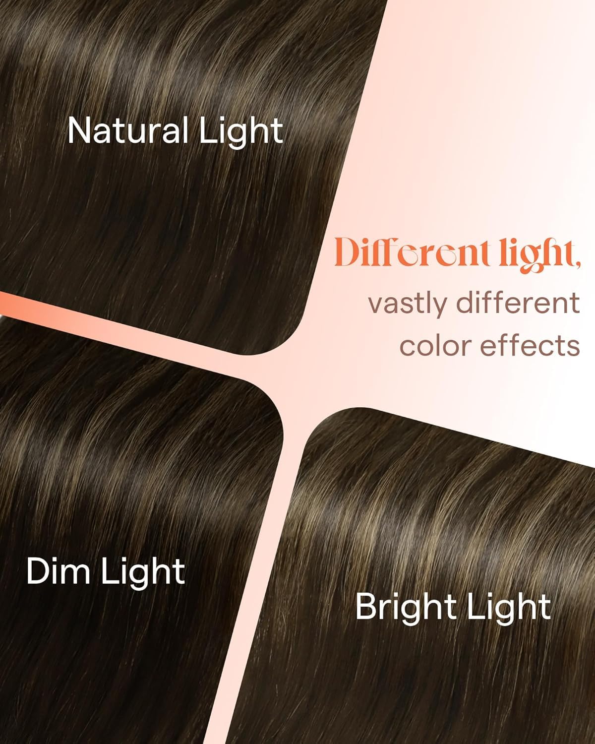 Back view of Sunny Hair Brown Tape in Hair Extensions