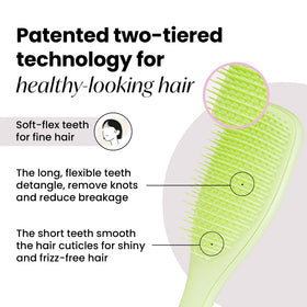Back view of TANGLE TEEZER Plant-Based Ultimate Detangler Brush