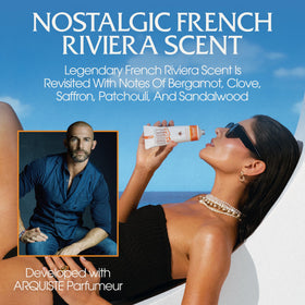Back view of VACATION Orange Gelée SPF 30 Sunscreen Gel tube
