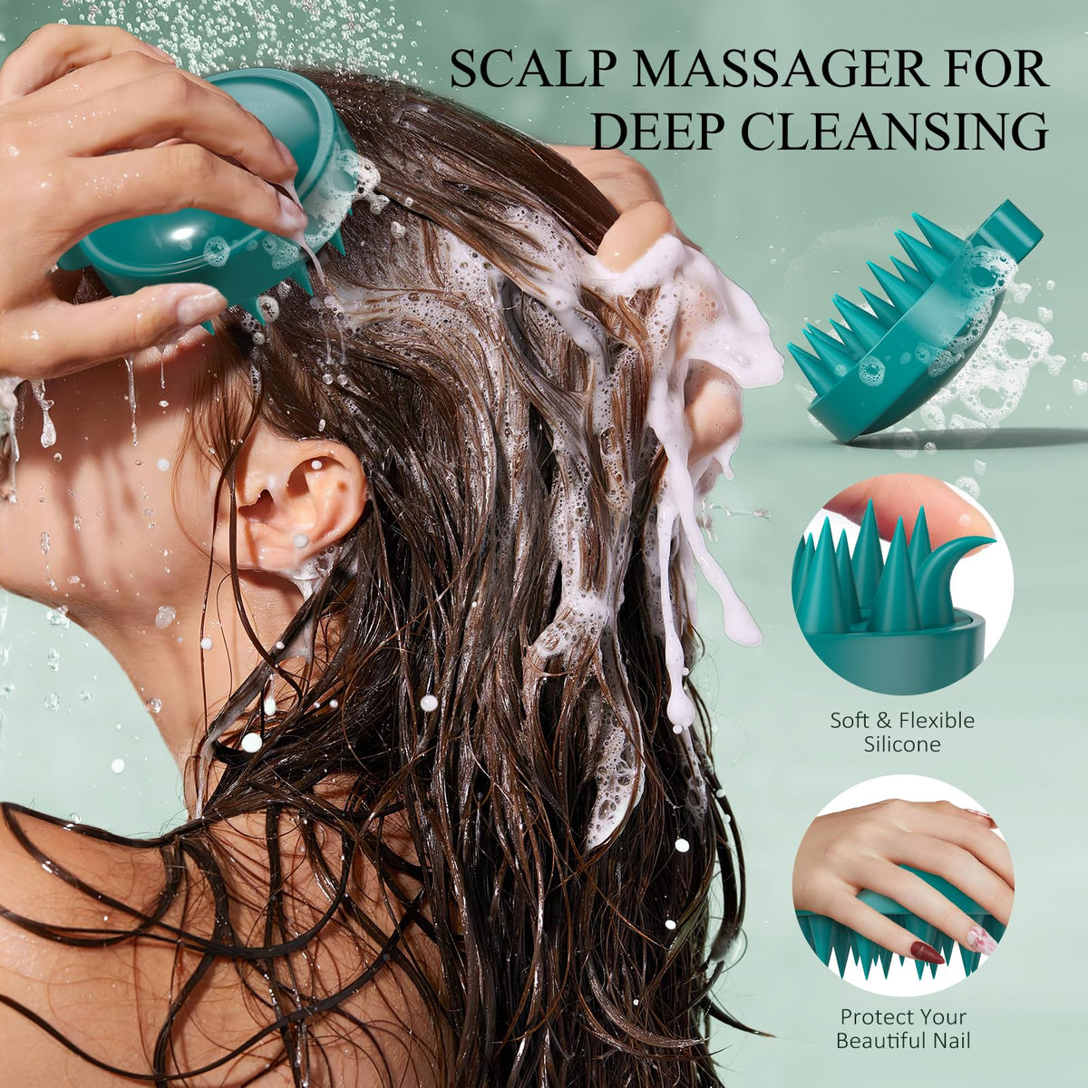Back view of VOERUY Scalp Scrub packaging