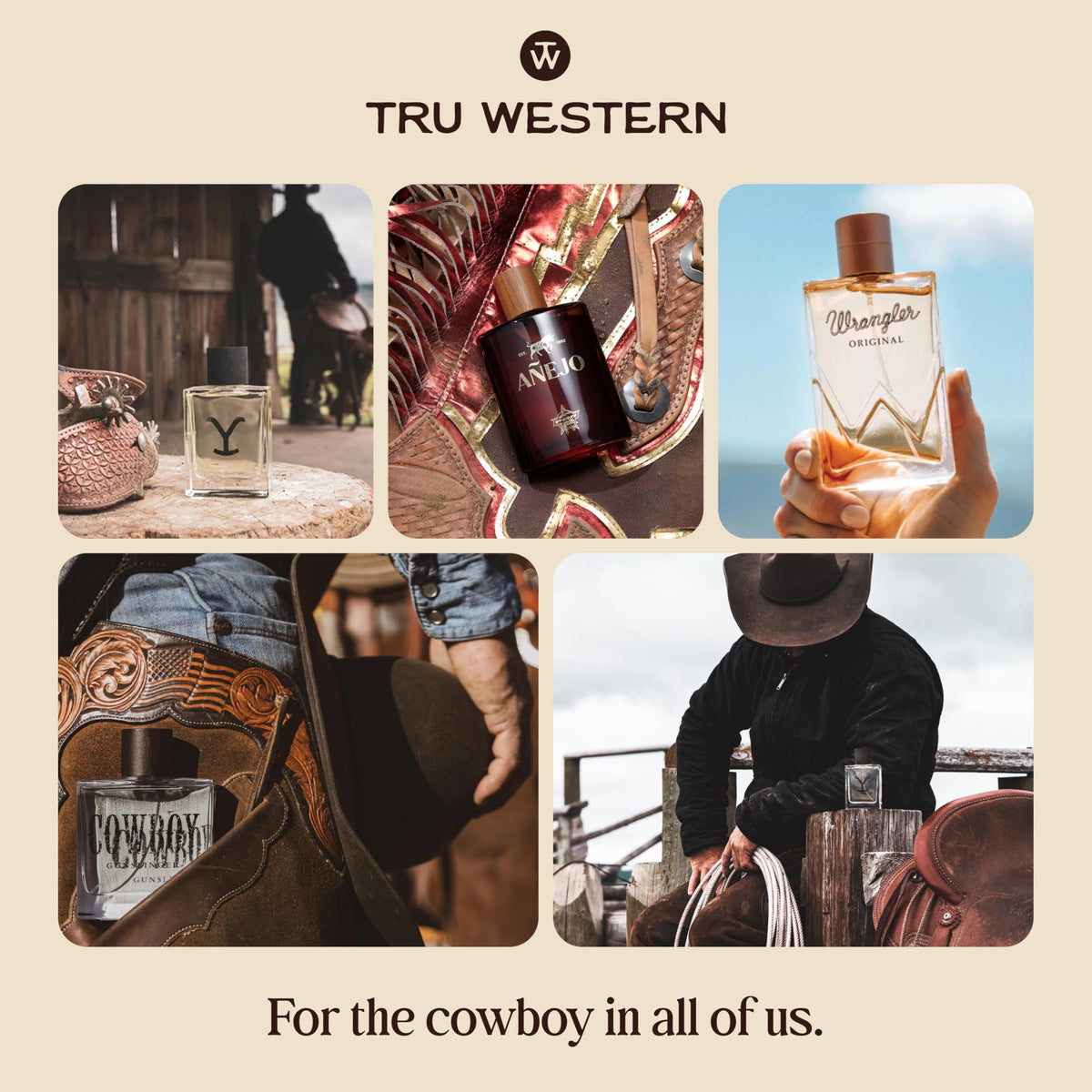 Back view of Yellowstone Men's Handcrafted Cologne bottle
