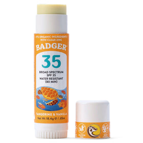 Badger Kids Mineral Sunscreen Face Stick SPF 35 front view