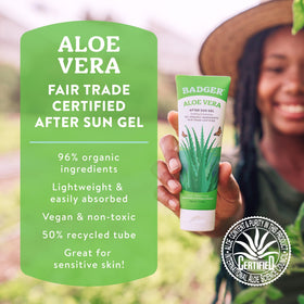 Badger Organic Aloe Vera Gel texture close-up