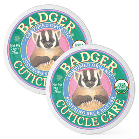 Badger Organic Cuticle Cream 0.75 oz tin front view