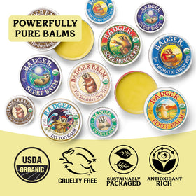 Badger Organic Cuticle Cream 2-pack display
