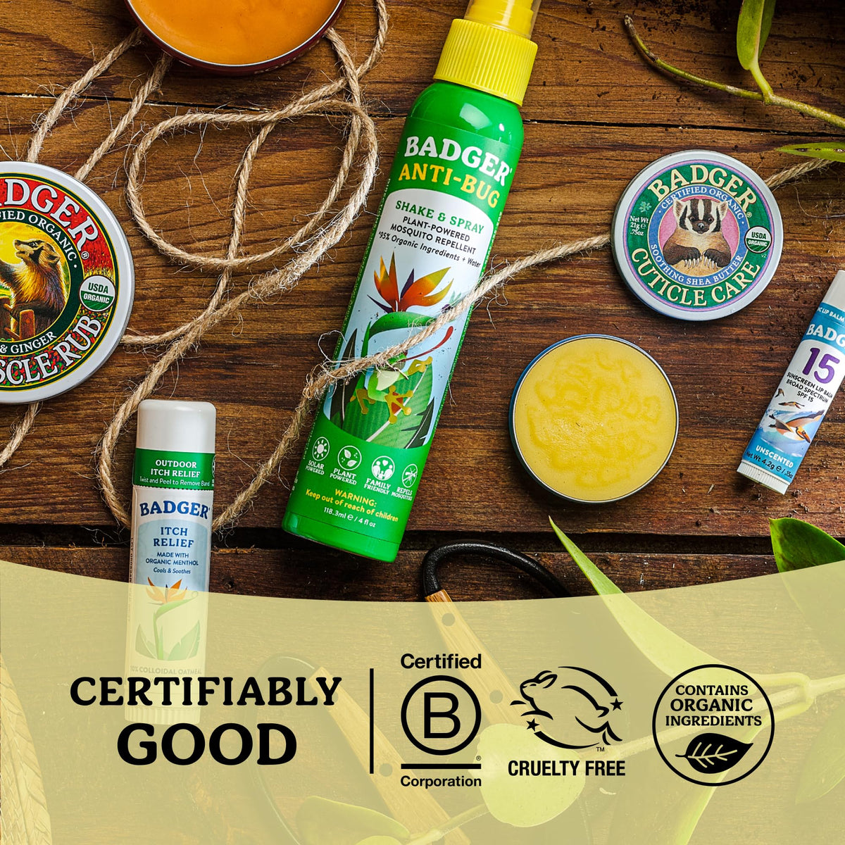 Badger Organic Cuticle Cream in recycled tin packaging