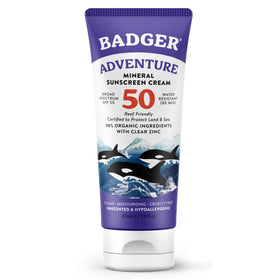 Badger Reef Safe Mineral Sunscreen SPF 50 front view