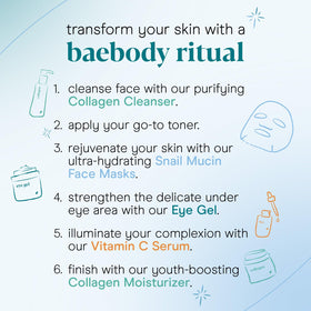 Baebody Snail Mucin Mask in a relaxing spa setting