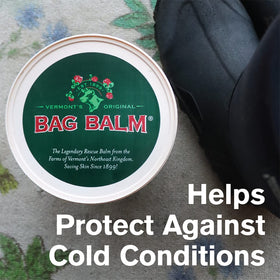Bag Balm 72oz pail side view showing dimensions
