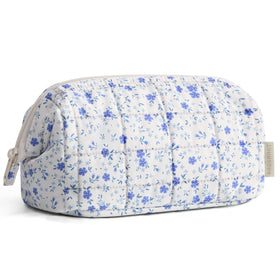 BAGSMART Makeup Bag Floral Design front view