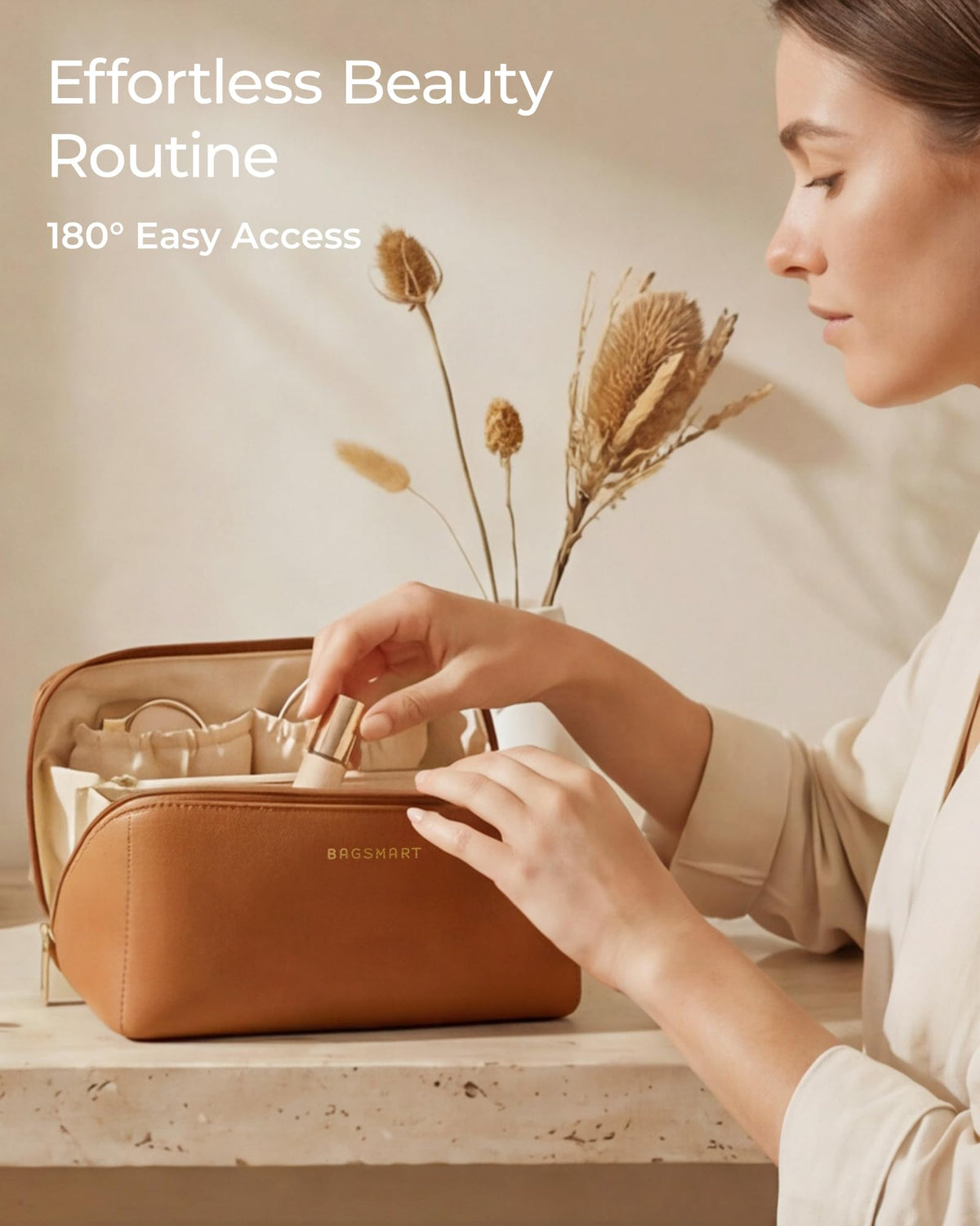 BAGSMART small pouch for daily touch-ups