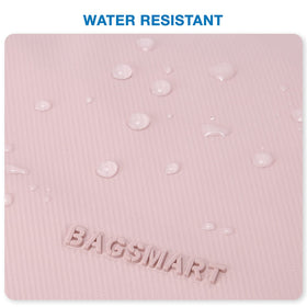 BAGSMART Toiletry Bag double zipper design detail