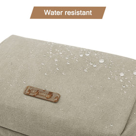 BAGSMART Toiletry Bag for Men with two-sided zippered pockets
