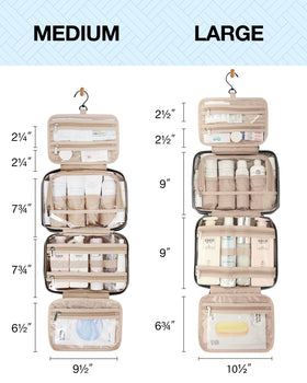 BAGSMART Toiletry Bag in use during travel