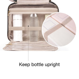 BAGSMART Toiletry Bag Large hanging hook and handle