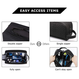 BAGSMART Toiletry Bag lifestyle scene on bathroom counter