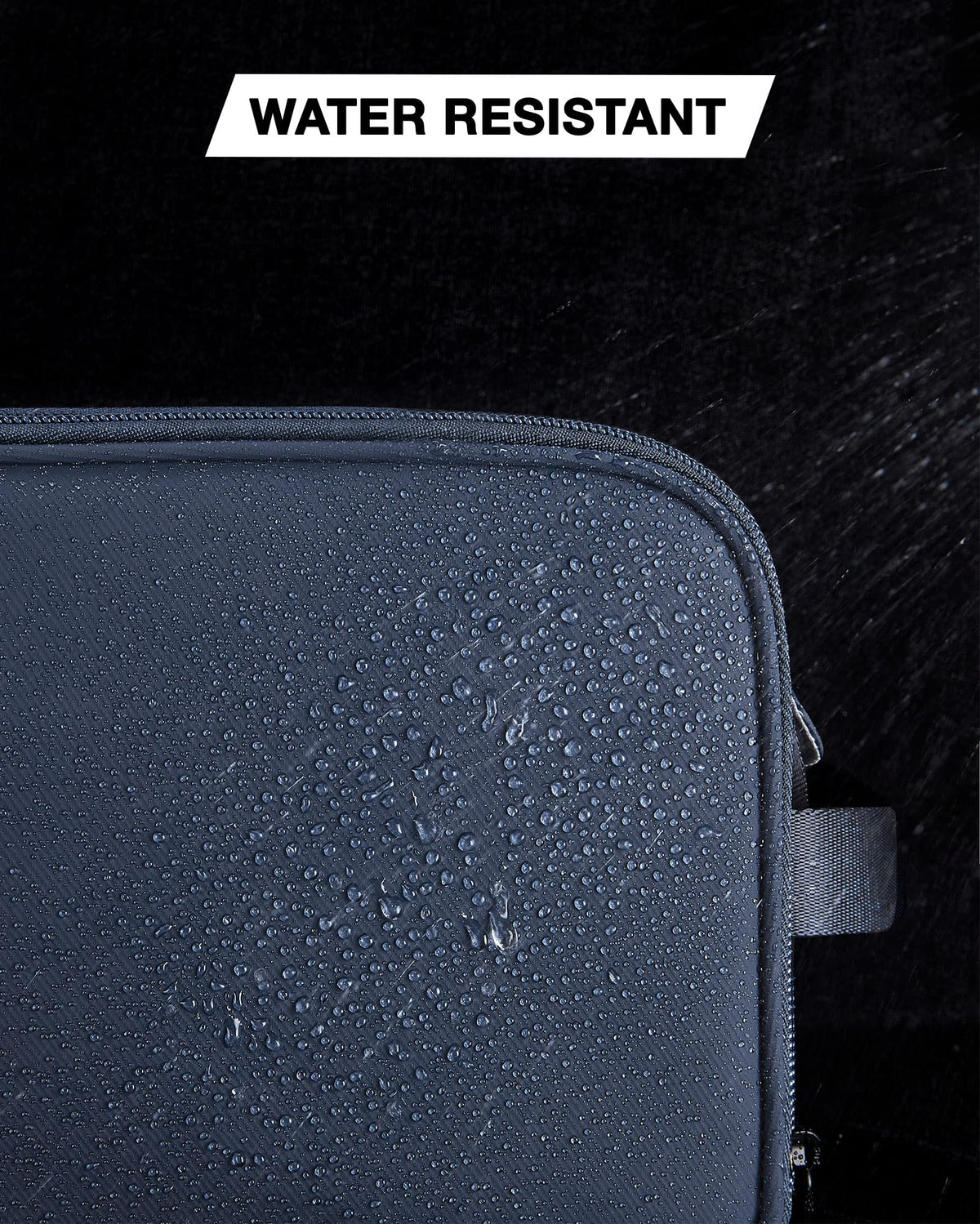 BAGSMART Toiletry Bag lifestyle scene with travel essentials